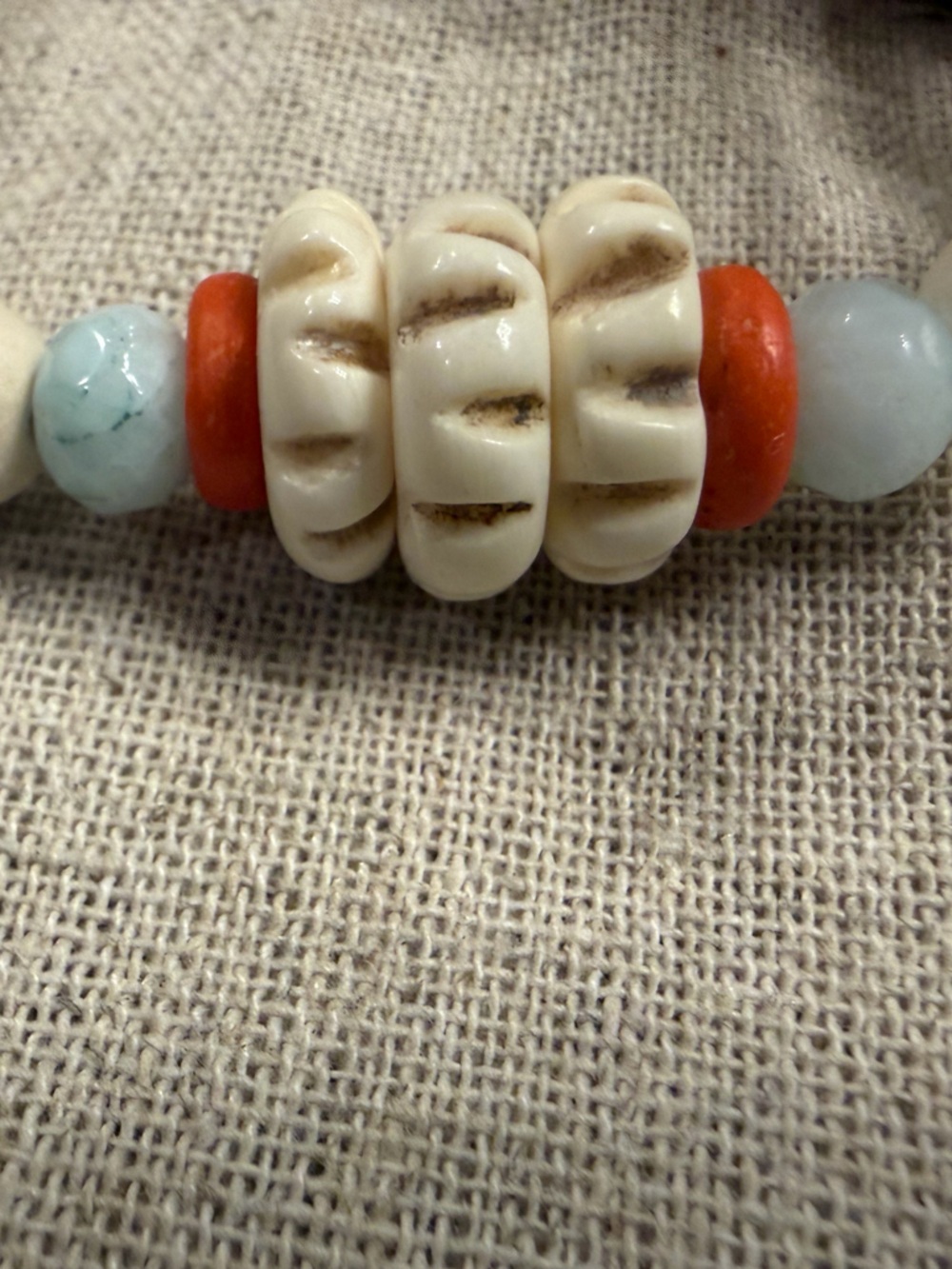 Twine & Twig Trio Stack Bracelet Set-Coral Bay - Picture 3 of 4